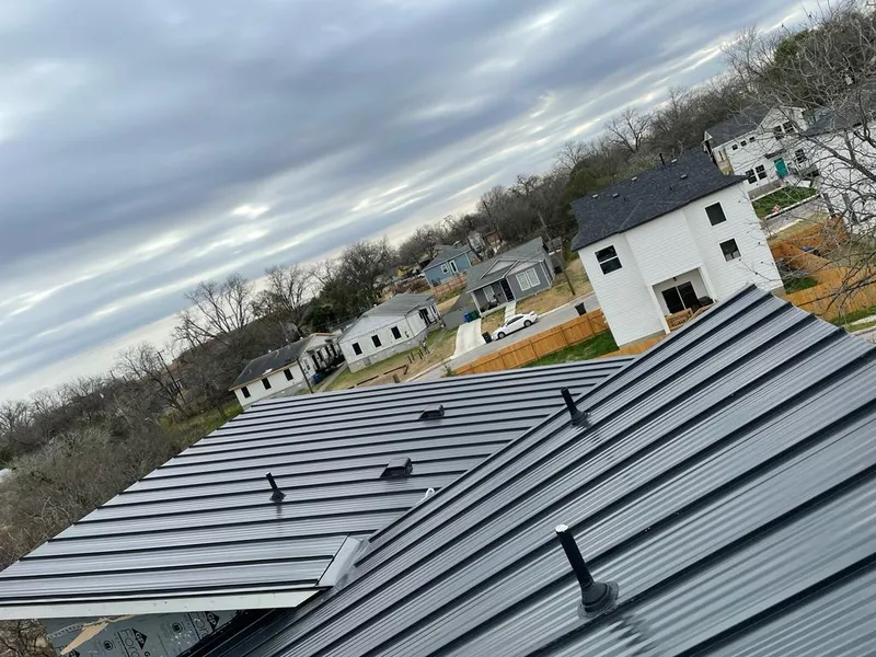 Standing seam metal roof panels with vents for Skylight Repair in Menasha